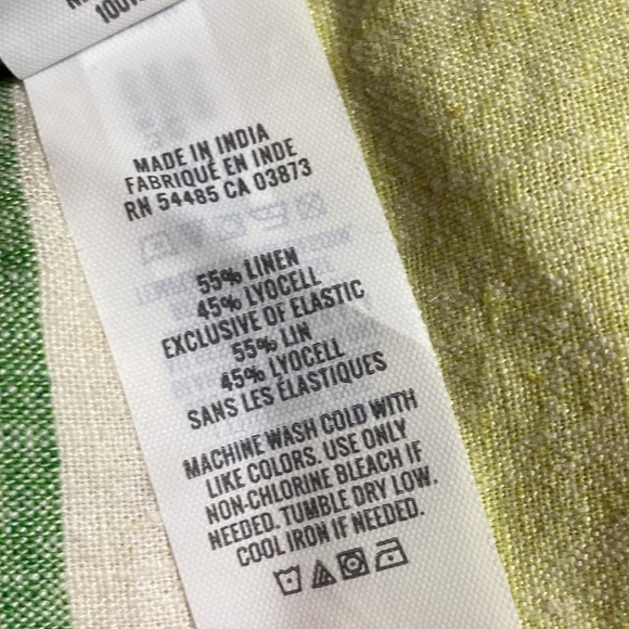 Aerie women cut out mini dress stripped colorful vacation linen y2k fairy boho - Picture 13 of 13